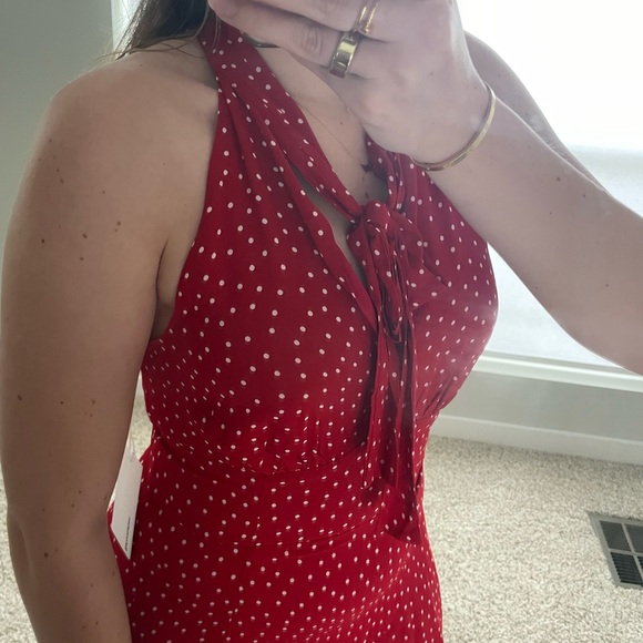 NWT Red Reformation Dress - Picture 2 of 6
